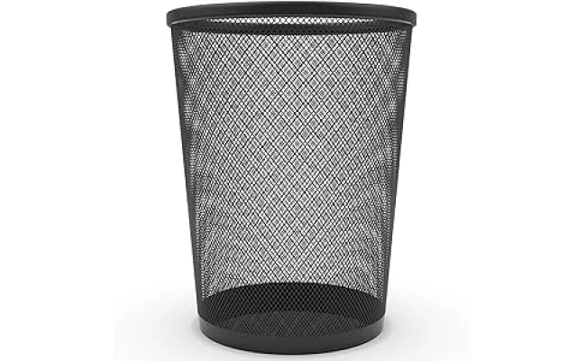 Metal Black Bin